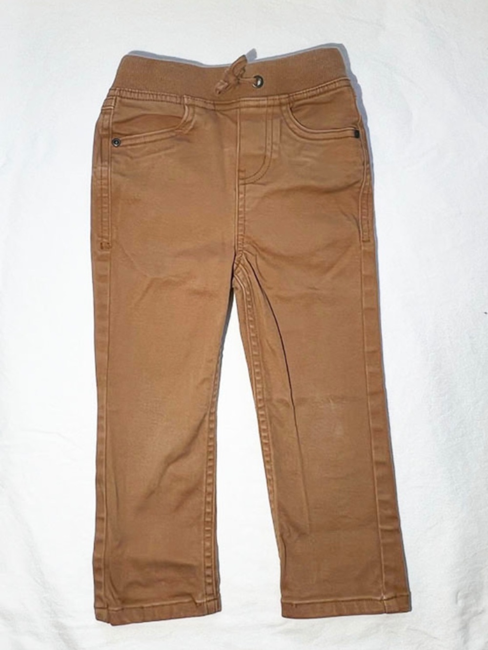 Hanna Anderson Slim Fit Twill Pull-On Pants - 3T
